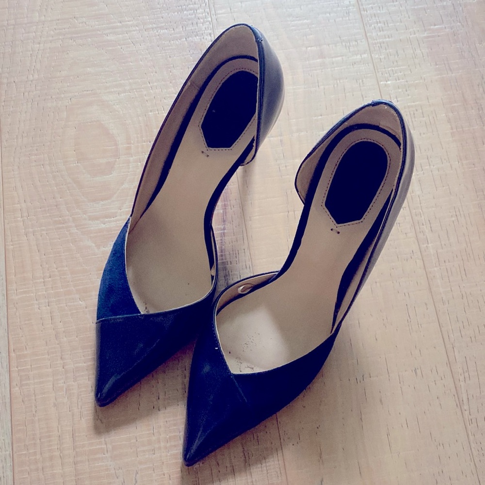 Zara Dark blue heels
